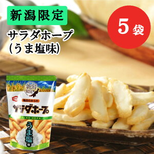 サラダホープ うま塩味（5袋）（亀田製菓 お菓子 おせんべい おかき 新潟 贈り物 お歳暮 プレゼント お返し お取り寄せ 景品ご当地お菓子 ）