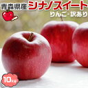 訳あり りんご 10kg 青森県産 シナノスイート【クール便指定】林檎 シナノスィートリンゴ 家庭用 お買い得品 家族へのプレゼント お試し 生食用 SDGS 果物 フルーツ アップル 送料無料