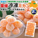 冷凍みかん 愛媛みかん むき・皮なし(西宇和みかん) 2kg 小玉40〜66個前後 西宇和ミカン使用(八幡浜みかん)|高級蜜柑使用の冷凍ミカン|愛媛県産 高級み...