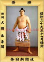 大鵬幸喜関 優勝ミニ額 大相撲ミニ額 大相撲優勝額 昭和39年11月場所 優勝 横綱 大鵬幸喜関(15回目の優勝)優勝記念品 相撲グッズ 力士グッズ 相撲取りグ...