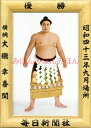大鵬幸喜関 優勝ミニ額 大相撲ミニ額 大相撲優勝額 昭和43年9月場所 優勝 横綱 大鵬幸喜関(27回目の優勝)優勝記念品 相撲グッズ 力士グッズ 相撲取りグッズ 国技館 限定品 記念品 コレクション 写真 S4309