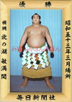 北の湖敏満関　優勝ミニ額 大相撲ミニ額 大相撲優勝額　昭和53年3月場所 優勝 横綱 北の湖敏満関（11回目の優勝）