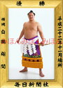 白鵬翔関 優勝ミニ額 大相撲ミニ額 大相撲優勝額 平成22年11月場所 優勝 横綱 白鵬翔関(17回目の優勝)優勝記念品 相撲グッズ 力士グッズ 相撲取りグッズ...
