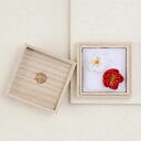 【最大1000円OFFクーポン】和婚 結婚式 和装 リングピロー 花扇 つまみ細工 桐箱付き 手仕事 日本製 花飾り 紅白 指輪交換 撮影小物 ギフト プレゼン...