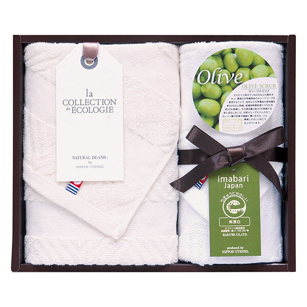 香典返し 30%OFF ナチュラル アイランド フェイス・ハンドタオルセット TNI1503011