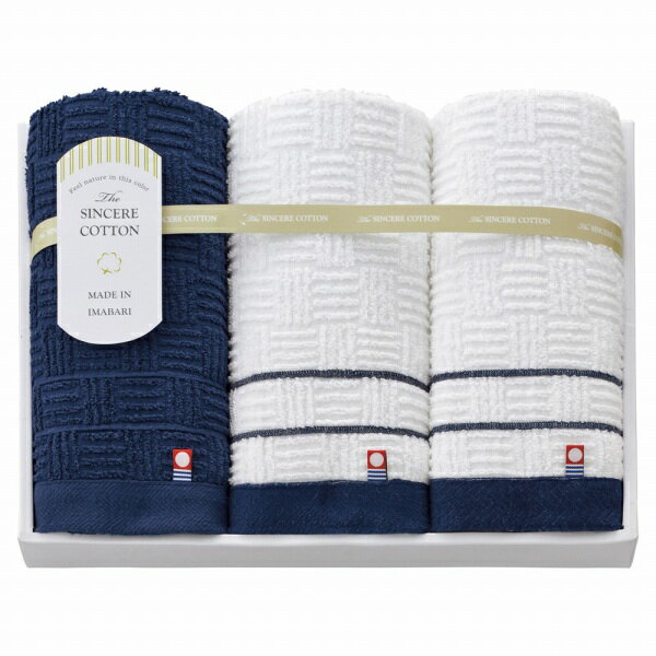 商品仕様 箱サイズ約34×25.5×4.5cm内容●商品:フェイスタオル（約34×75cm）×3 ●材質:綿100% ●日本製用途香典返し　満中陰志　粗供養など※メーカー希望小売価格はメーカーカタログに基づいて掲載しています