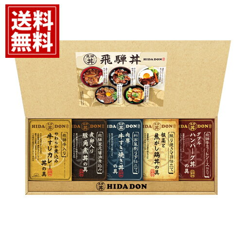 飛騨高山ファクトリー こだわり飛騨丼詰合せ【送料無料】牛すじカレー 照り焼きマヨ 鳥丼 ハンバーグ丼 牛すき焼き丼 ミートソース ギ..