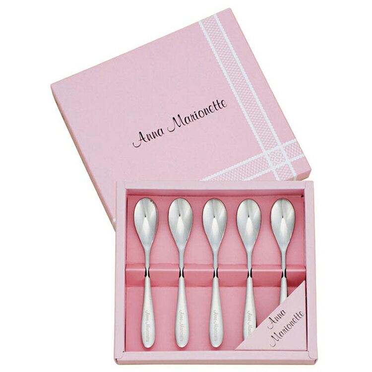 プチギフト アンナマリオネット コーヒースプーン5ピースセット カトラリー 箱入り 結婚式 ギフト 挨拶 粗品 景品 退職 プレゼント 演出 披露宴 二次会 パーティー お祝 子供 内祝い 結婚 出産 記念 新郎新婦 クリスマス