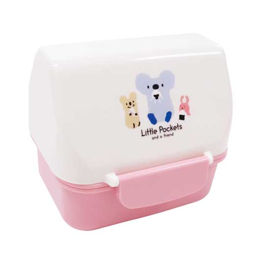 【クーポン有り】【8%OFF】 販促品 弁当箱 Little Pockets おにぎりお弁当箱 ピンク 弁当箱 販促品 弁当箱 500円 人気 500円台 敬老会 プレゼント イベント セール sale