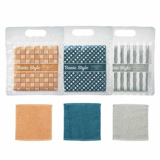 【クーポン有り】【51%OFF】 プチギフト 退職 タオル 【半額】 ベーシックスタイル　ハンカチタ ...
