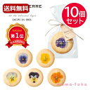 \楽天1位/ 母の日 お菓子 母の日 プレゼント スイーツ 【送料無料】 エディブルフルールクッキー【10個セット】 クッキー セット オーシャンテール プチギ...
