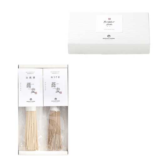 残暑見舞い ギフト そば 残暑見舞い 【包装】お蕎麦セットB そば オーシャンテール プチギフト そば 1500円 人気 1000円台 敬老会 プレゼント イベント 国産 セール sale gift-momo-10017078 ギフトショップ モモフク サンプル画像2