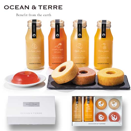 【クーポン有】 お歳暮 冬ギフト お菓子 お歳暮 ギフト ジュース&ゼリーセットD 洋菓子セット オーシャンテール 敬老会 プレゼント デイサービス 施設 食べ...