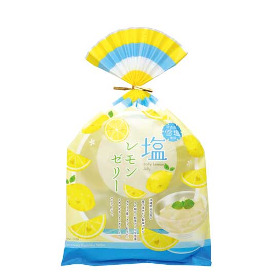 プチギフト お菓子 500円 【送料無料】 【48個単位】雪塩入りレモンゼリー4個入 ゼリー 敬老会 プレゼント デイサービス 施設 食べ物 安い プチギフト お菓子 プチギフト ゼリー 500円 人気 400円台 敬老会 プレゼント イベ