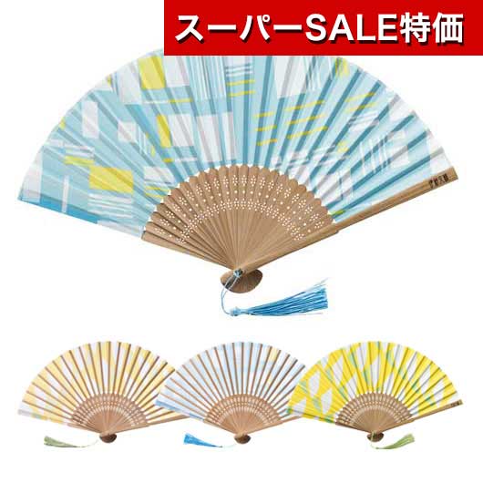 【10%OFF】 販促品 扇子 伊砂文様　涼彩扇子 扇子 即納 販促品 扇子 700円 人気 600円台 敬老会 プレゼント イベント セール sale