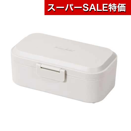 【クーポン有】【27%OFF】 販促品 弁当箱 【送料無料】 【あす楽】 ホームレーベル電気ランチボックス グレーホワイト 弁当箱 即納 販促品 激安 弁当箱 5000円 人気 4000円台 敬老会 プレゼント イベント セール sale