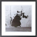 バンクシー パパラッチ Banksy 『Papa-rat-zzi』 IBA-62619 名作 カメラを持つネズミ 絵画 アート プレゼント 引っ越し祝い 贈り物 インテリア 覆面アーティスト 父の日 母の日 敬老の日