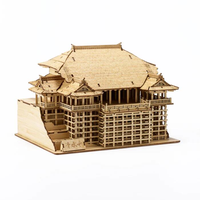Bamboo Art wa-gu-mi 清水寺 竹製 立体組み立てキット『京都 清水寺』 京都 清水寺 和組 3Dクラフトアート 立体 組み立て 脳の活性化 認...