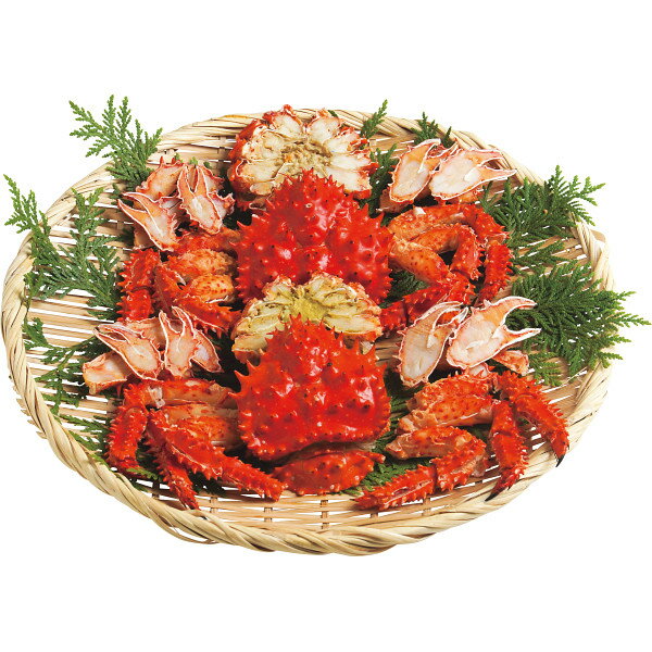 北海道産　花咲がにのボイルカット（2杯）