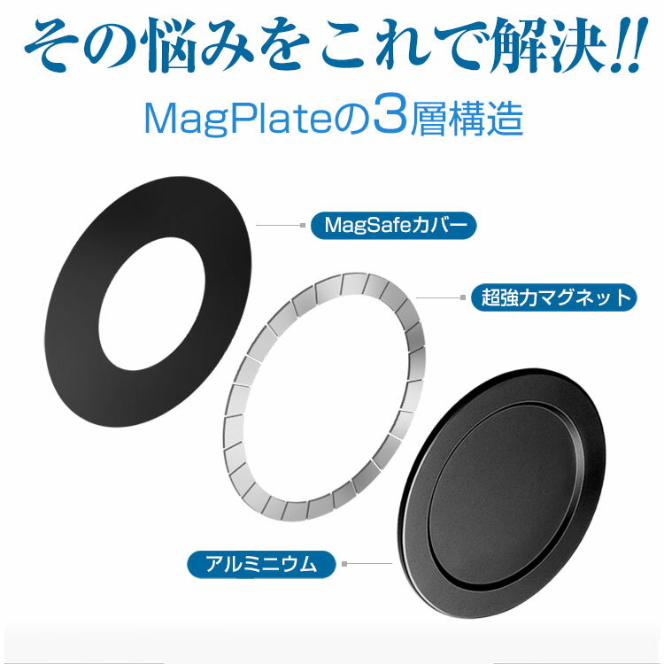 【MagSafe充電/スマホアクセ対応】 MagSafe対応 プレート ベース マグネット 金属 プレート iPhone13 iPhone12 ワイヤレス充電 MagSafe対応 メタル スマホリング用 スマホスタンド用 MagSafe リング ワイヤレス対応 MagSafe対応 スマホアクセ マグセーフ