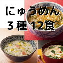 【にゅう麺】詰合せ3種12食（担々,かきたま,大和まなと十津川なめこみそ）【送料無料】インスタントにゅうめん,フリーズドライ,手延べ,そうめん【SALE】