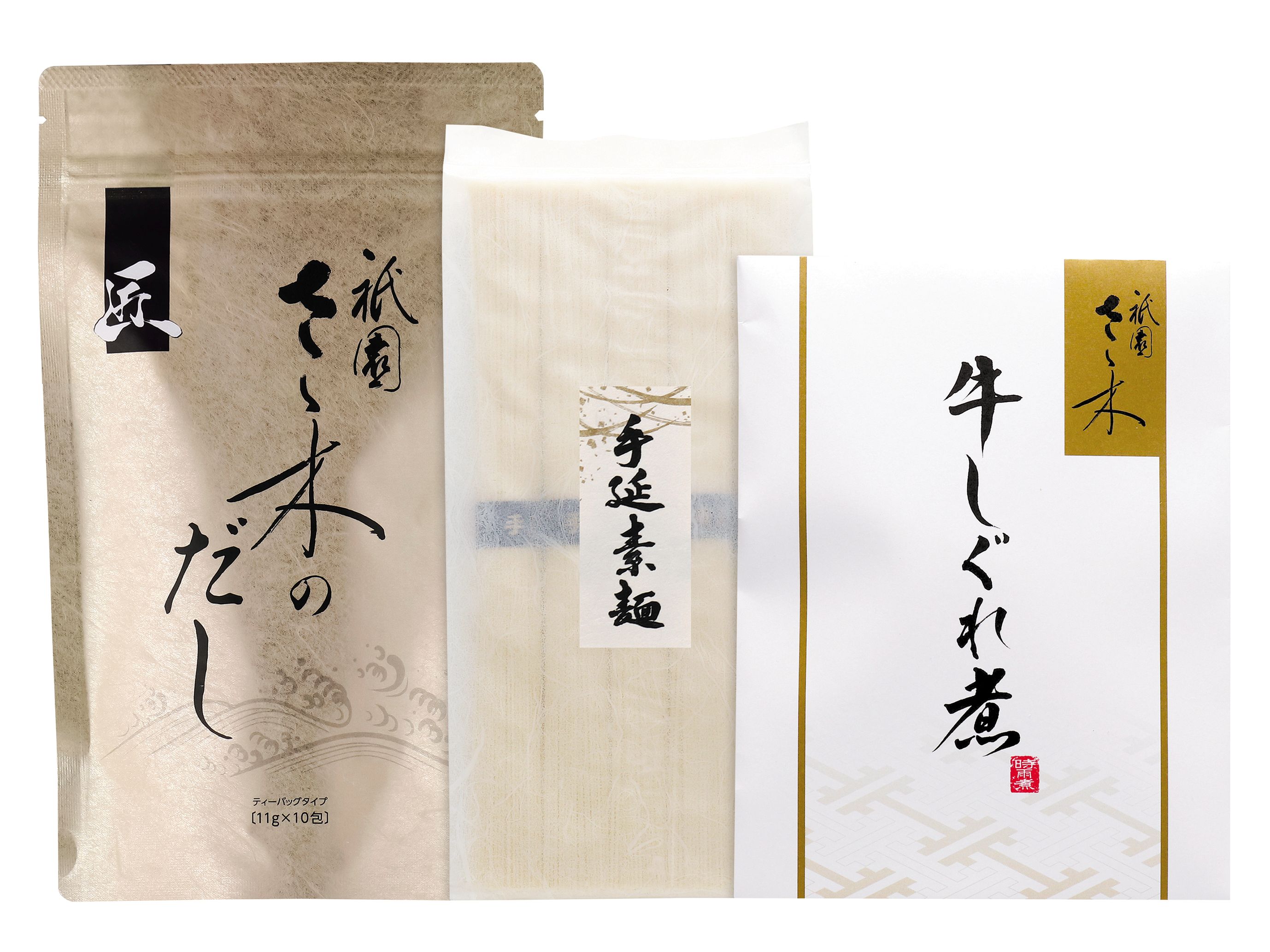 "Gion Sasaki" dashi và thịt bò shigureni/bộ somen kéo tay (5 gói) [miễn phí vận chuyển], Michelin, liên tiếp, ba sao, cửa hàng nổi tiếng, cửa hàng lâu đời, quà tặng, Ngày của Cha, quà tặng, Gion Sasaki, Gion Sasaki, Gion Sasaki, [BÁN] - 3