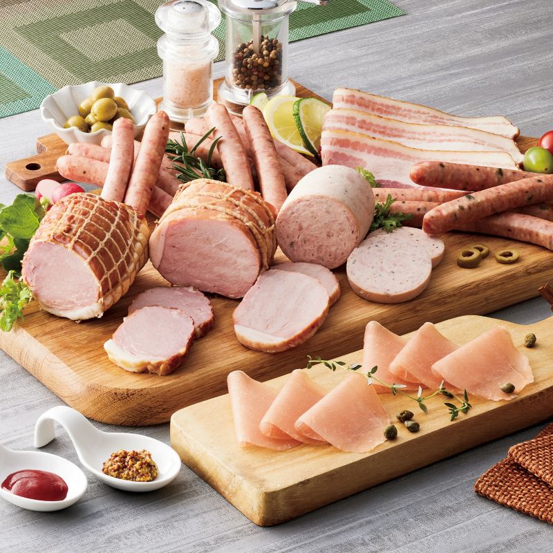 【送料無料】「トンデンファーム」燻しロースハムとバラエティーセット 7種詰合せ,北海道直送,お歳暮,御歳暮,贈り物,プレゼント,高級グルメギフト