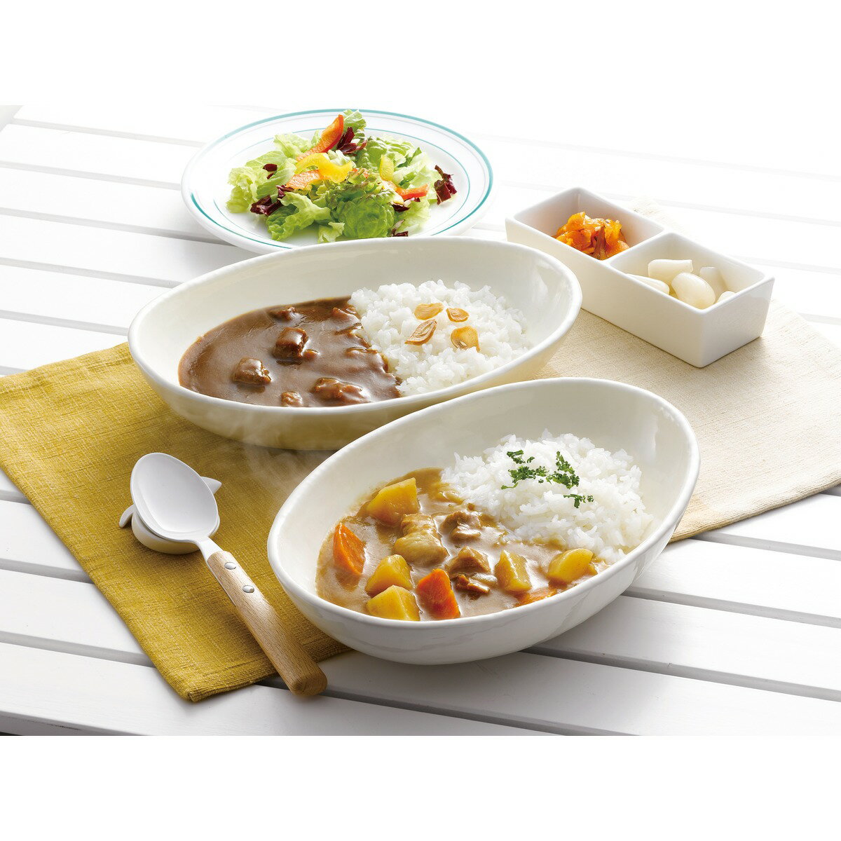 樂天商城 - カレー 2種 セット ビーフカレー ポークカレー レトルト 食通 中辛 甘口 お取り寄せ 手土産 食通のためのカレーセット 送料無料