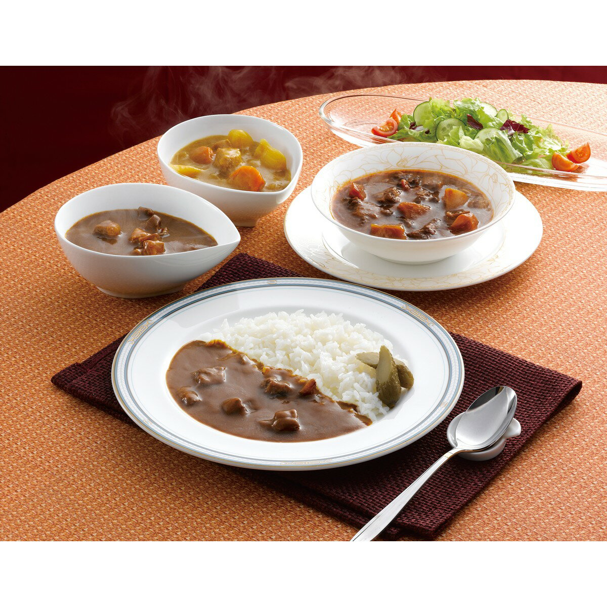 Rakuten - ビーフシチューと2種のカレーセット 全3種8食 セット レトルト お取り寄せ 手土産 差し入れ 送料無料