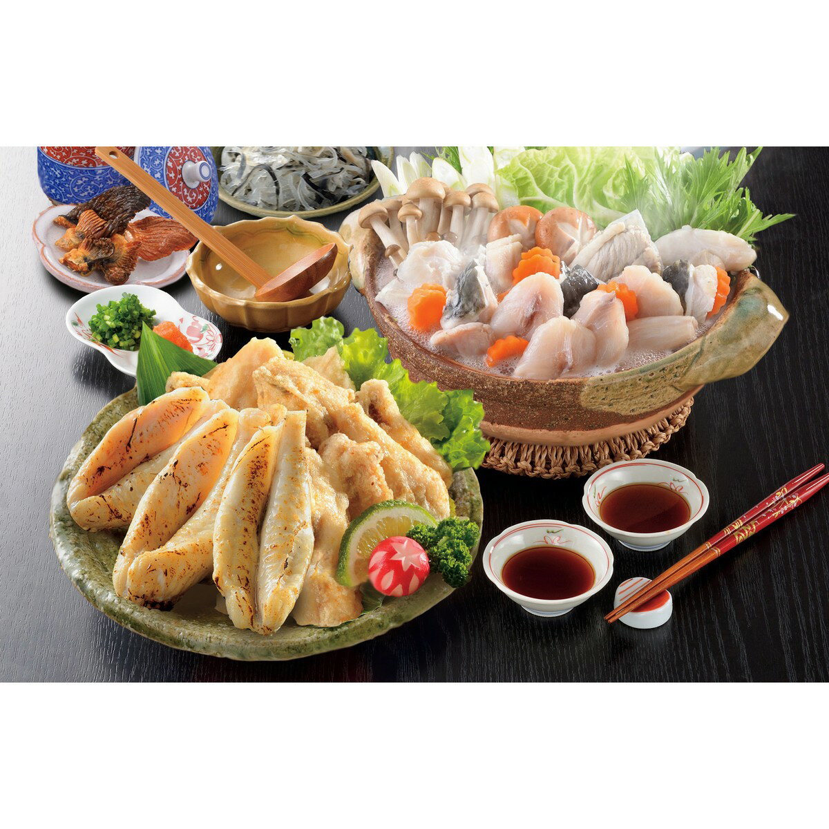 Rakuten - ふぐの詰合せ 送料無料 ふくちり 唐揚げ 一夜干し 下関 お取り寄せ 手土産