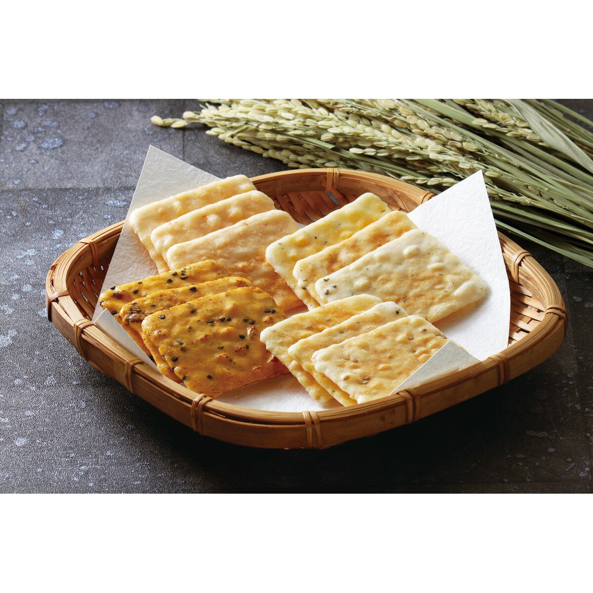 樂天商城 - うすば焼せんべい 送料無料 せんべい お菓子 4種 お取り寄せ 手土産 差し入れ おすそわけ