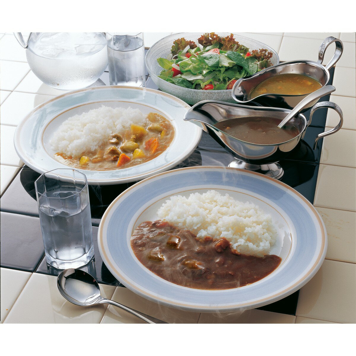 Rakuten - 食通のためのカレーセット 送料無料 カレー レトルト 2種 8食 お取り寄せ 手土産 差し入れ