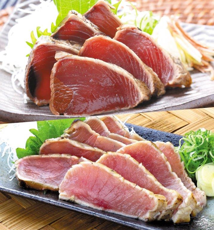 藁焼き鰹・びんちょう鮪たたきセット【送料無料】たたき,MPP
