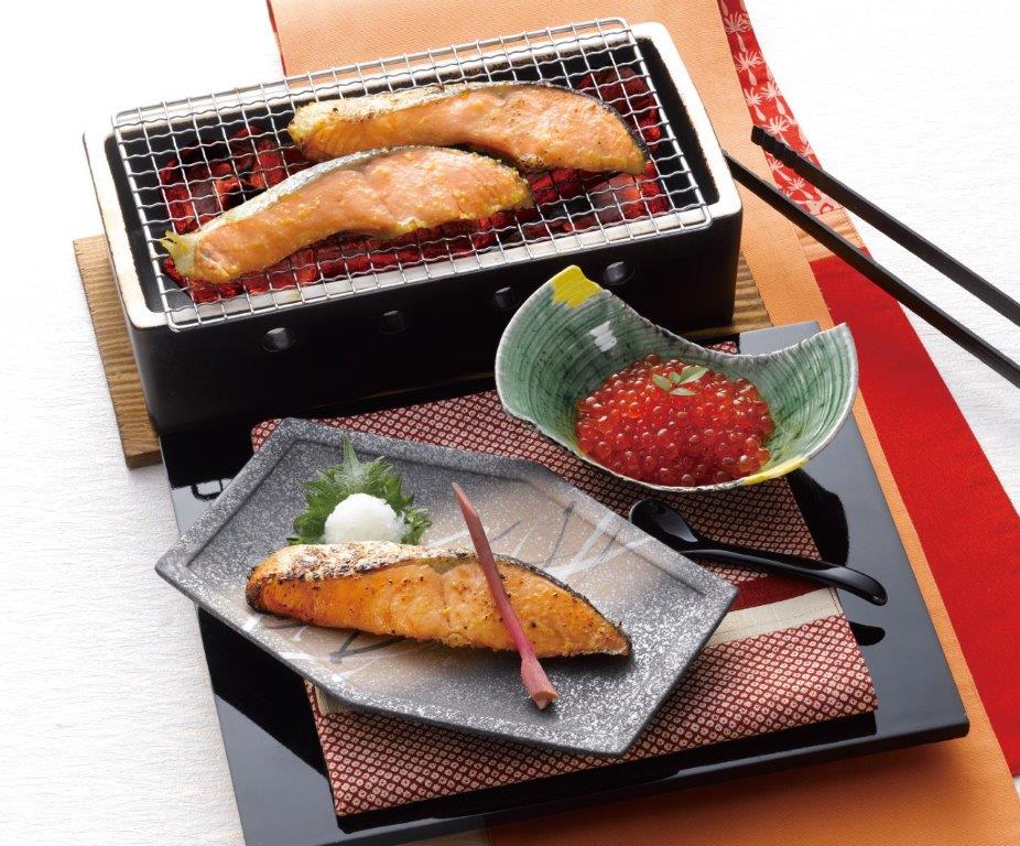 銀鮭西京漬けといくら醤油漬け【送料無料】醤油漬け,MPP