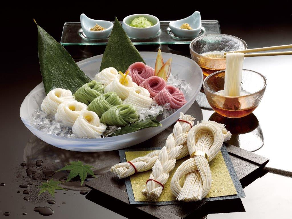 島原手延素麺（末広・編み入り）【送料無料】ソーメン,MPP