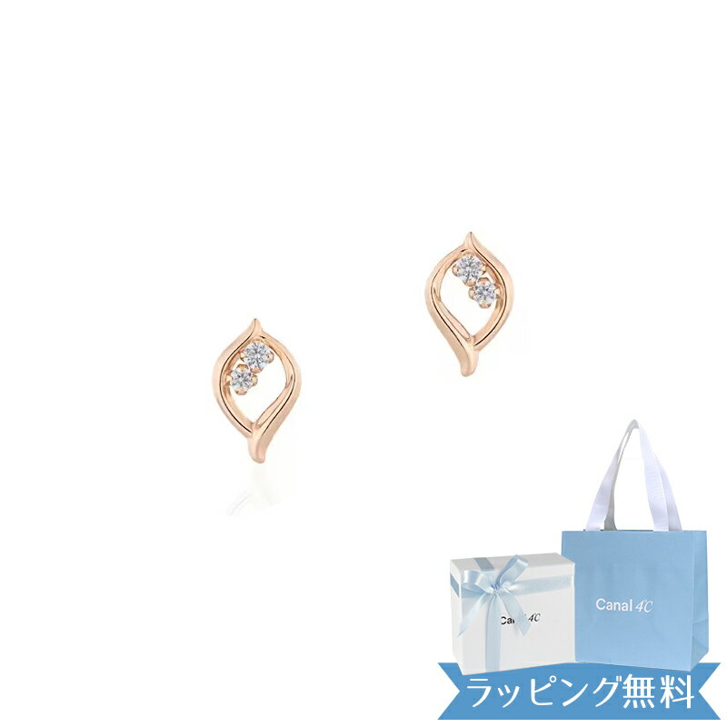 カナル 4℃ K10ピンクゴールド ピアス しずくモチーフ 152536153158