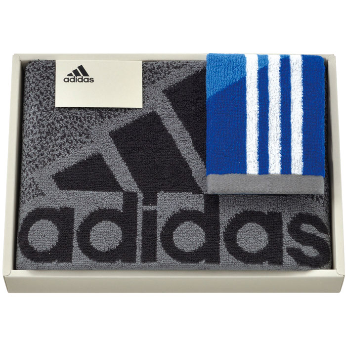 【選べる箱数（1～10箱）】アディダス コレクト タオルセット（AD-2091）（フェイスタオル＆タオルチー..