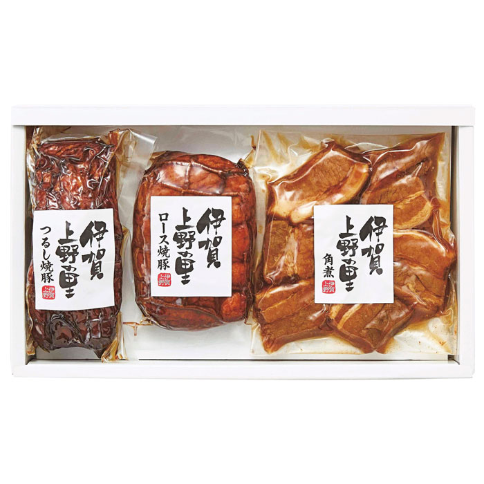 【父の日ギフト】伊賀上野の里つるし焼豚＆豚角煮セット(SAG-40)※父の日メッセージカード・専用掛け紙付【商品のお届けは6月19日～21日の3日間】【お届け日指定不可】【メーカー直送】