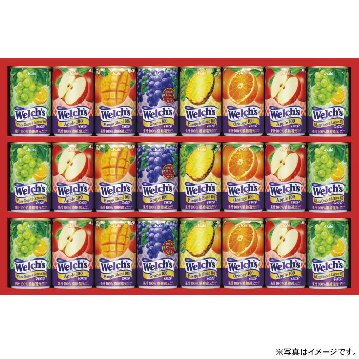 「Welch's」（ウェルチ）ギフト100％ジュース（1箱：24本入）(W30R)