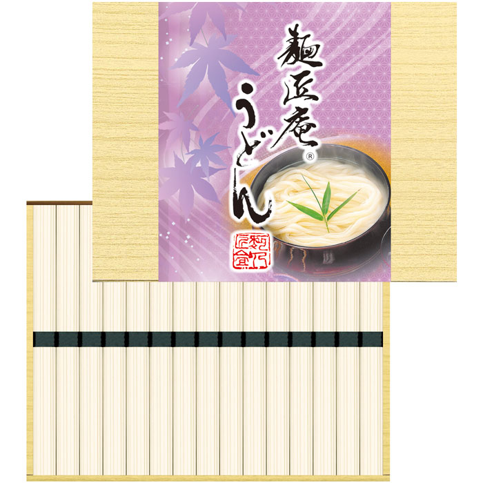 1箱の仕様 内容／うどん50g×15束 箱サイズ／205×267×25mm アレルゲン／小麦 重量／830gギフト対応