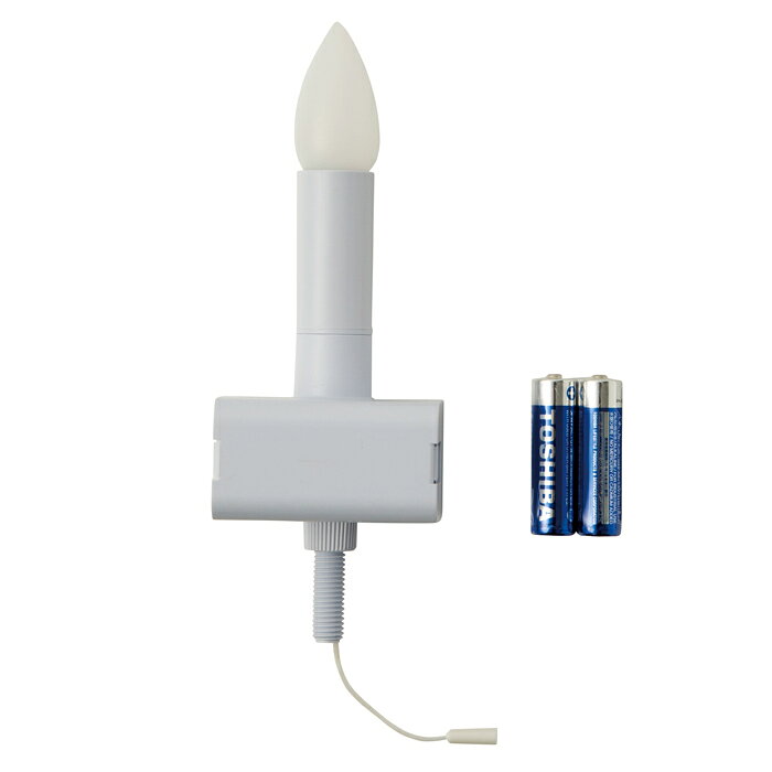 Rakuten - ハイパーLED電池ローソク灯15cm（1段）1個（大内行灯(10号～13号)・回忌灯(50号～70号)用）(YM650)【送料込み価格】