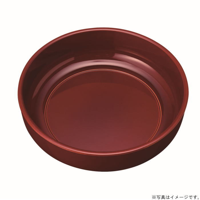 【紀州漆器】6.5　菓子鉢錦 春慶塗(両面塗)フェノール樹脂（25-479/26-29-2）【送料込み価格】