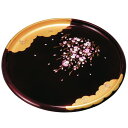 【選べる枚数(1~10枚)】10.0丸盆(径30cm)溜 金雲さくらユリア樹脂(26-10-4B)【送料込み価格】