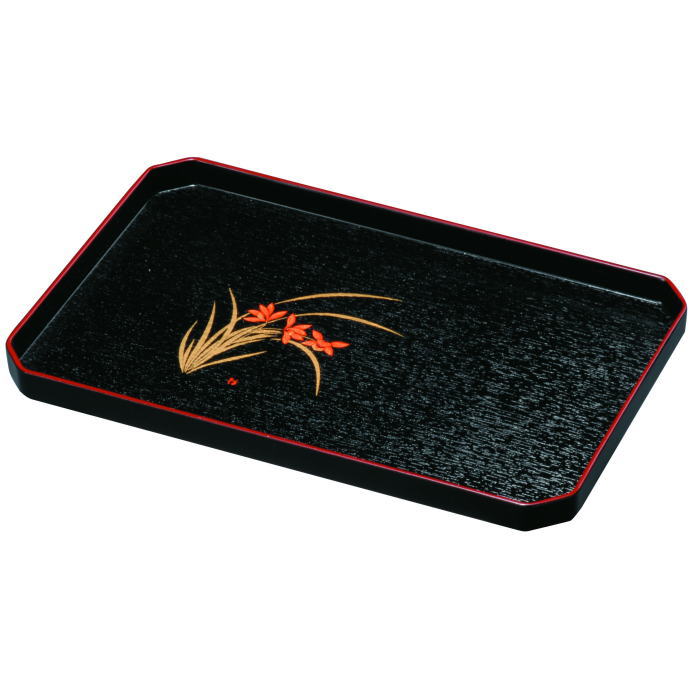 【選べる枚数（1～10枚）】10.0トレー（W30cm)万能トレー　黒　らんユリア樹脂（27-21-1）【送料込み価格】