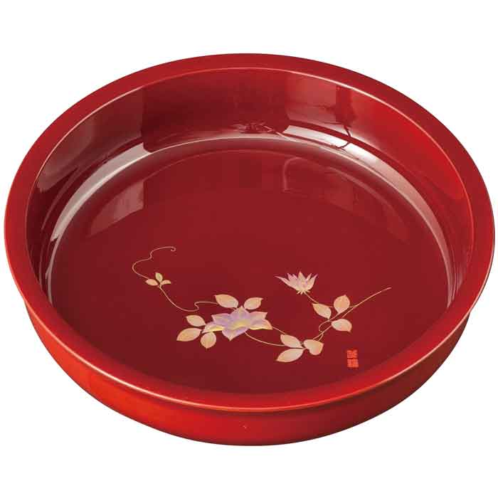 【選べる箱数(1～10箱)】紀州塗 春慶紀の里 7.0菓子鉢（2377011）【送料込み価格】