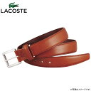 LACOSTE ベルト メンズ LACOSTE（ラコステ）　ベルト＜ブラウン＞（LB84450）【レターパック発送　送料込み価格】