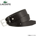 LACOSTE ベルト メンズ LACOSTE（ラコステ）　ベルト＜ブラック＞（LB82580）【レターパック発送　送料込み価格】