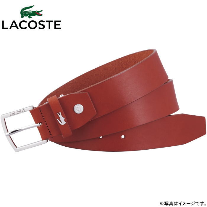 LACOSTE ベルト メンズ LACOSTE（ラコステ）　ベルト＜ブラウン＞（LB82580）【レターパック発送　送料込み価格】