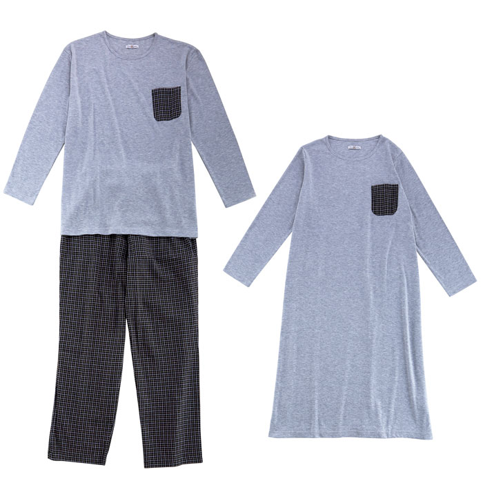 ラクシズム　紳士&婦人ペアパジャマ（LX1760H）【送料込み価格】