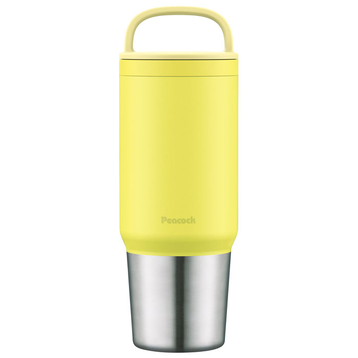 ピーコックスクリューマグボトル800ml＜ライムイエロー＞【保温・保冷】（AEF-80YL）【送料込み価格】